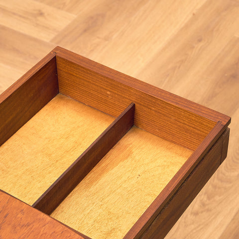 Danish side table in teak