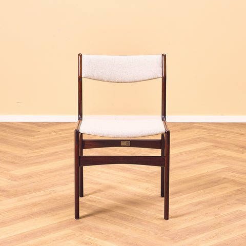 Danish dining chairs in teak by Erik Buch for Nova møbelfabrik