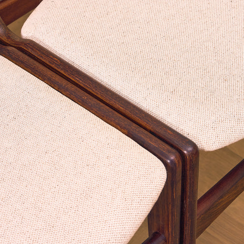 Danish dining chairs in teak by Erik Buch for Nova møbelfabrik