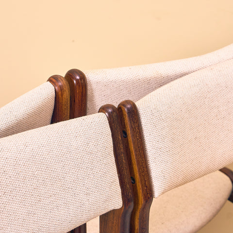 Danish dining chairs in teak by Erik Buch for Nova møbelfabrik