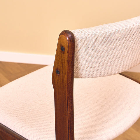 Danish dining chairs in teak by Erik Buch for Nova møbelfabrik