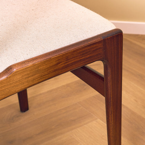 Danish dining chairs in teak by Erik Buch for Nova møbelfabrik