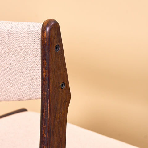 Danish dining chairs in teak by Erik Buch for Nova møbelfabrik