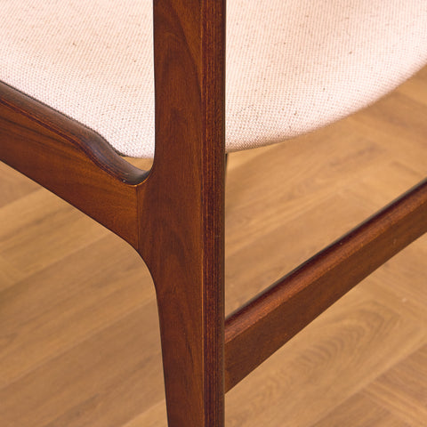 Danish dining chairs in teak by Erik Buch for Nova møbelfabrik