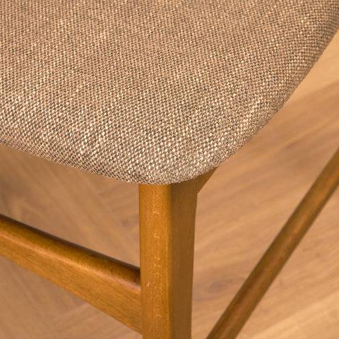 Danish dining chairs in teak and beech