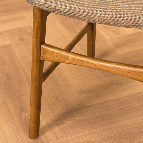 Danish dining chairs in teak and beech