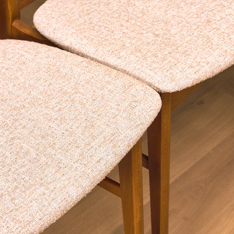 Danish dining chairs in beech