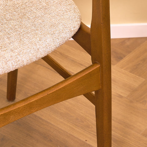 Danish dining chairs in beech