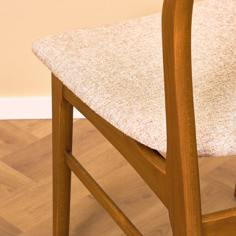 Danish dining chairs in beech