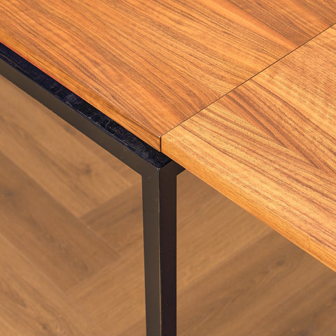 Mid-century dining table in walnut