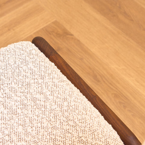 Danish dining chairs in walnut by Erik Buch, model 98