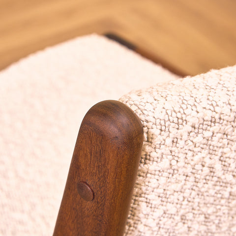 Danish dining chairs in walnut by Erik Buch, model 98