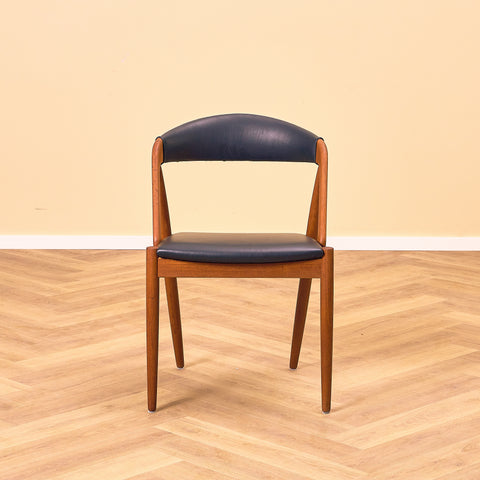 Danish dining chairs in teak by Kai Kristiansen for Schou Andersen, model 31