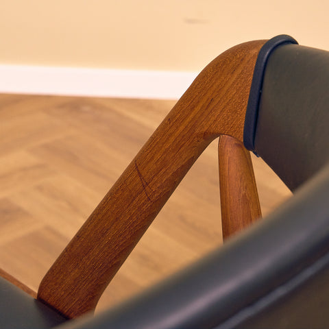 Danish dining chairs in teak by Kai Kristiansen for Schou Andersen, model 31