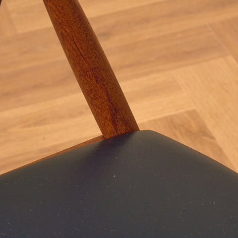 Danish dining chairs in teak by Kai Kristiansen for Schou Andersen, model 31
