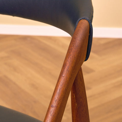 Danish dining chairs in teak by Kai Kristiansen for Schou Andersen, model 31
