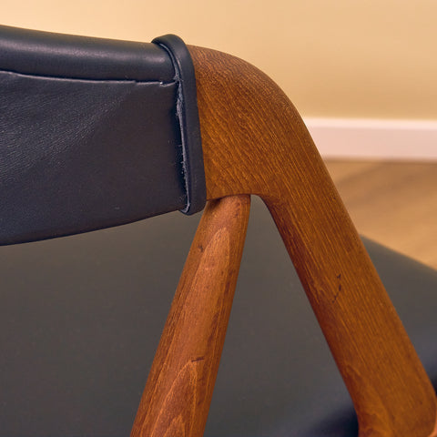 Danish dining chairs in teak by Kai Kristiansen for Schou Andersen, model 31