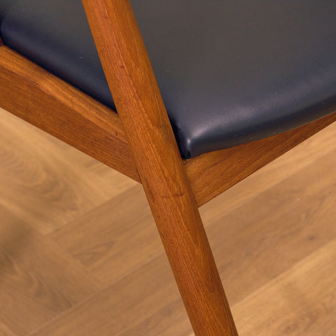 Danish dining chairs in teak by Kai Kristiansen for Schou Andersen, model 31