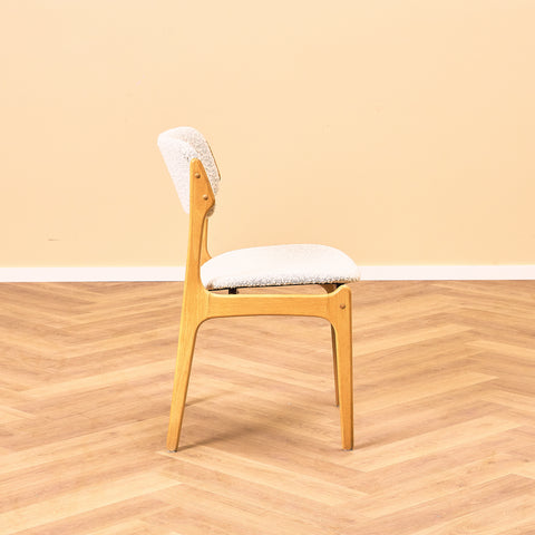 Danish dining chairs in beech, model OD49 by Erik Buch for OD Møbler