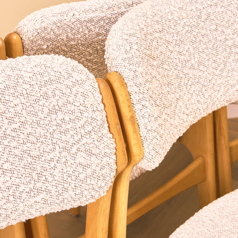 Danish dining chairs in beech, model OD49 by Erik Buch for OD Møbler