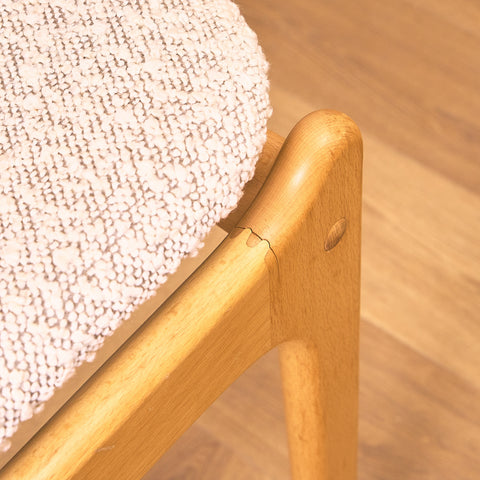 Danish dining chairs in beech, model OD49 by Erik Buch for OD Møbler
