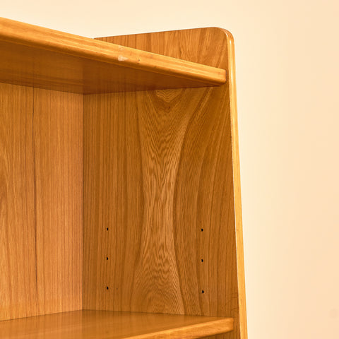 Swedish bookshelf in teak and beech