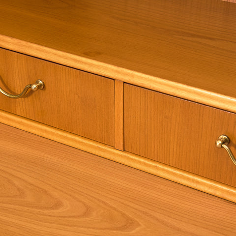 Swedish bookshelf in teak and beech