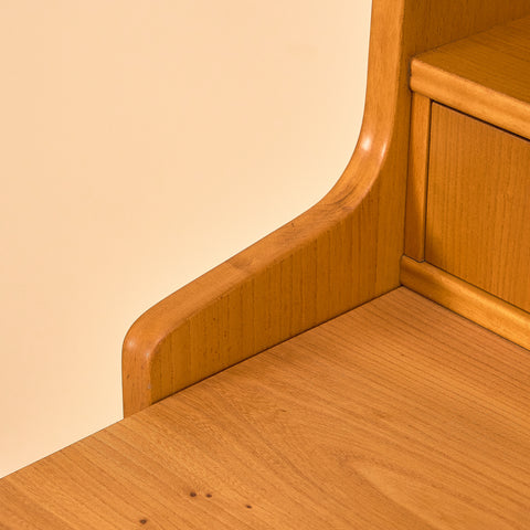 Swedish bookshelf in teak and beech