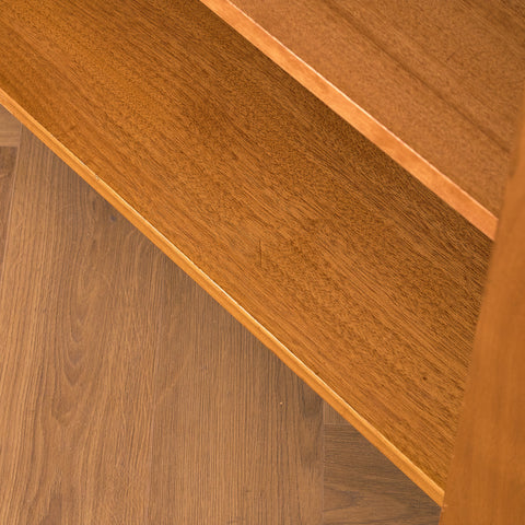 Swedish bookshelf in teak and beech