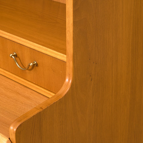 Swedish bookshelf in teak and beech