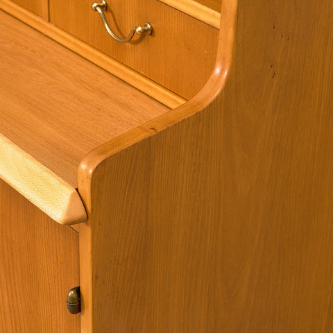 Swedish bookshelf in teak and beech
