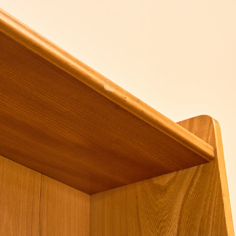 Swedish bookshelf in teak and beech