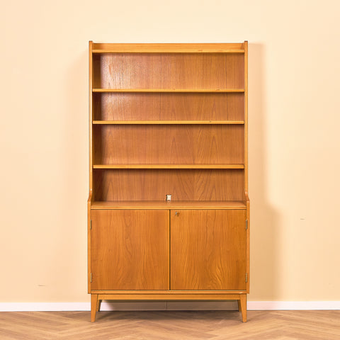 Swedish bookshelf in elm and beech