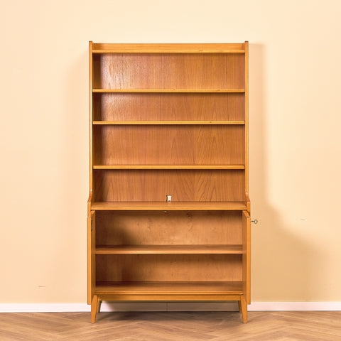 Swedish bookshelf in elm and beech