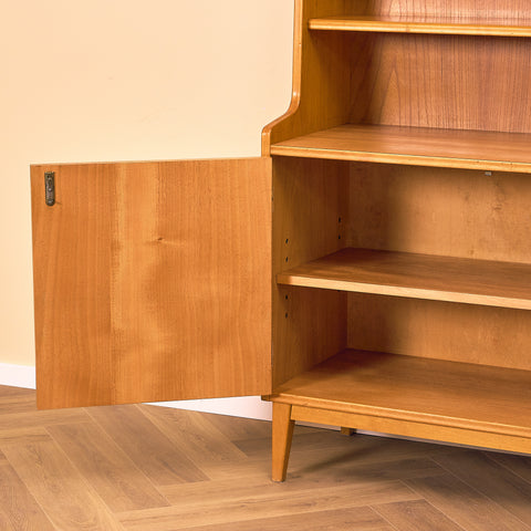 Swedish bookshelf in elm and beech