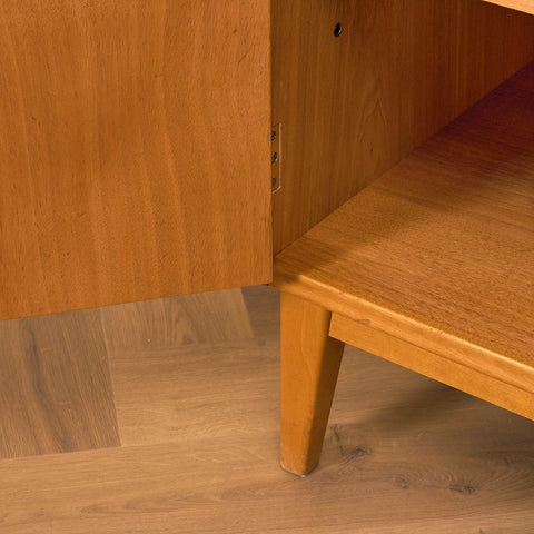 Swedish bookshelf in elm and beech