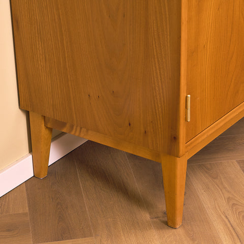 Swedish bookshelf in elm and beech