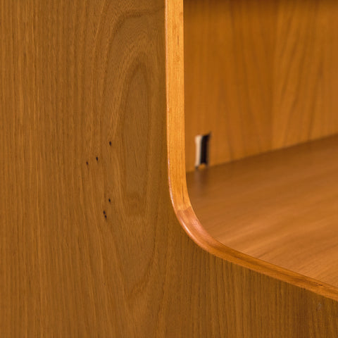Swedish bookshelf in elm and beech