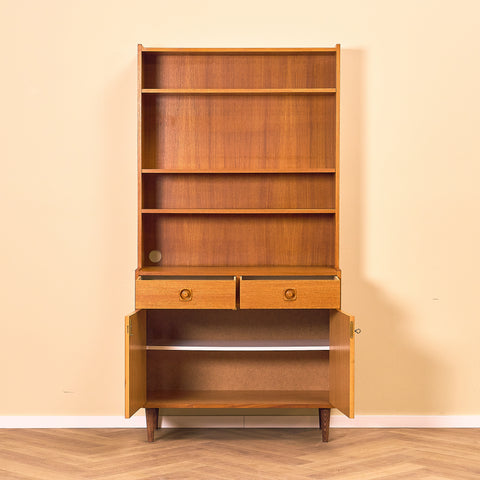 Swedish bookshelf in teak