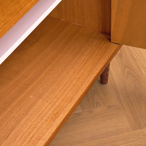 Swedish bookshelf in teak
