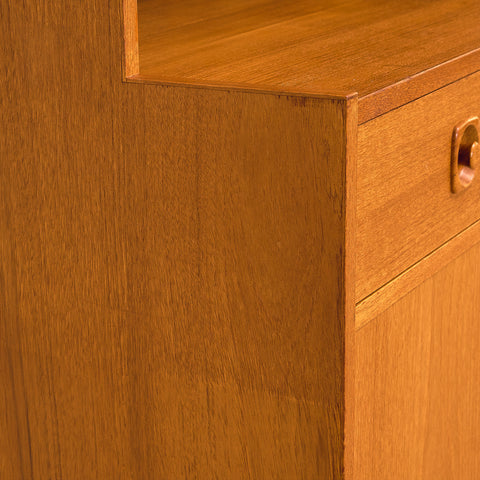 Swedish bookshelf in teak