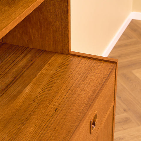 Swedish bookshelf in teak