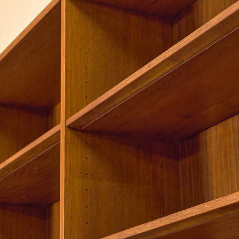 Big swedish bookshelf in teak