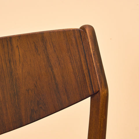 Danish dining chairs in Santos rosewood by Sorø Stolefabrik