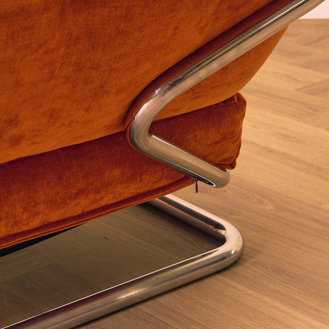 Armchairs in chrome