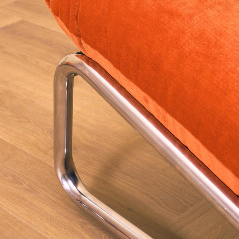 Armchairs in chrome