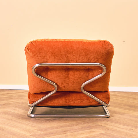 Armchairs in chrome