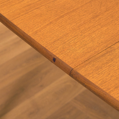 Swedish dining table in teak & oak by Bränntorps