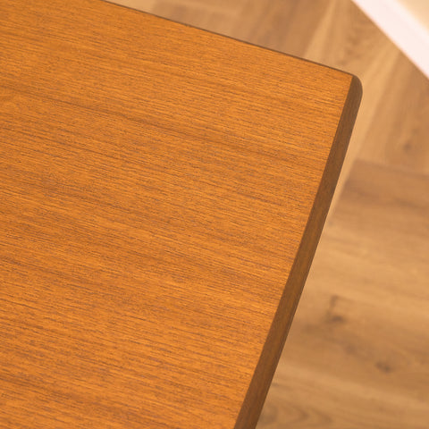Swedish dining table in teak & oak by Bränntorps