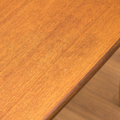 Swedish dining table in teak & oak by Bränntorps